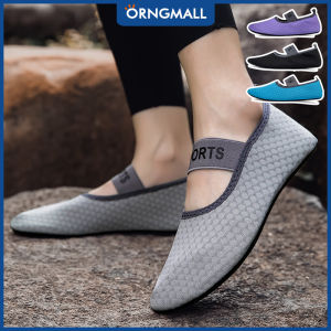ORNGMALL Men Water Shoes Quick Dry Aqua Shoe Breathable Hiking Wading Sneakers Beach Surfing Swimming Water Saguaro Barefoot 34-49