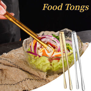Stainless Steel Tongs Food Tongs Reusable Barbecue Meat Tongs Cooking Tweezers Kitchen Tools