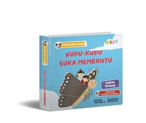Bentang Kids - Buku Anak Dongeng Anak Jagoan Kupu Kupu Suka Membantu Boardbook - Millennia