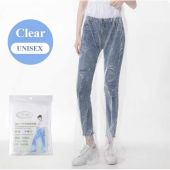 HTF Disposable Raincoat Emergency Waterproof Full Body Rain Pants with Shoe Cover for Outdoor Trav
