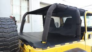 OnlyF U Car Leather Soft Roof Top Cover Sunshade Anti UV Cover for Jeep Wrangler TJ 19971998 1999 2000 2001 2002 2003 2004 2005 2006 9Y3K6