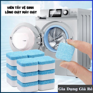 Combo 3 Hộp 36 Viên Tẩy Vệ Sinh Lồng Máy Giặt Sủi Bọt - Làm Sạch Sâu Khử Mùi Diệt Khuẩn Hiệu Quả
