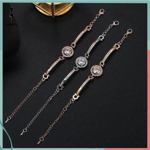 ส่วนลด 10 บาท สำหรับการซื้อ 1 ชิ้น กำไลข้อมือแฟชั่นคุณภาพสูงที่สามารถปรับได้ประกายหรูหราเหมาะสำหรับผู้หญิงเครื่องประดับงานแต่งงานของขวัญวันเกิด