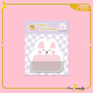 ONE-A103 Sticky Notes Motif Hewan Isi 20 Lembar / Tempelan Kertas Catatan Memo Mini Sticky Note
