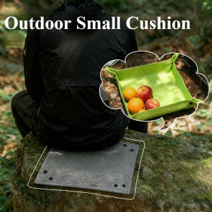 Portable Outdoor Folding Tray Storage Box Camping Cushion Multi-functional Waterproof and Wear-resistant Storage Basket