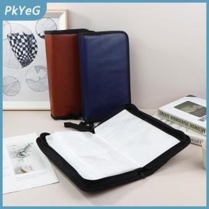 PkYeG 80 PU giả da xe CD gói mang theo trường hợp bìa đĩa lưu trữ chủ CD tay áo Wallet Album hộp cứng DVD đĩa gói