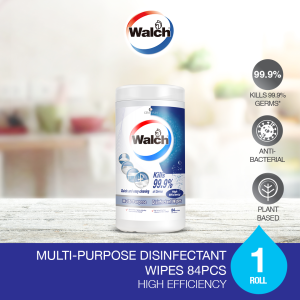 WALCH Multi-purpose Disinfectant Wipes High Efficacy 84 pcs