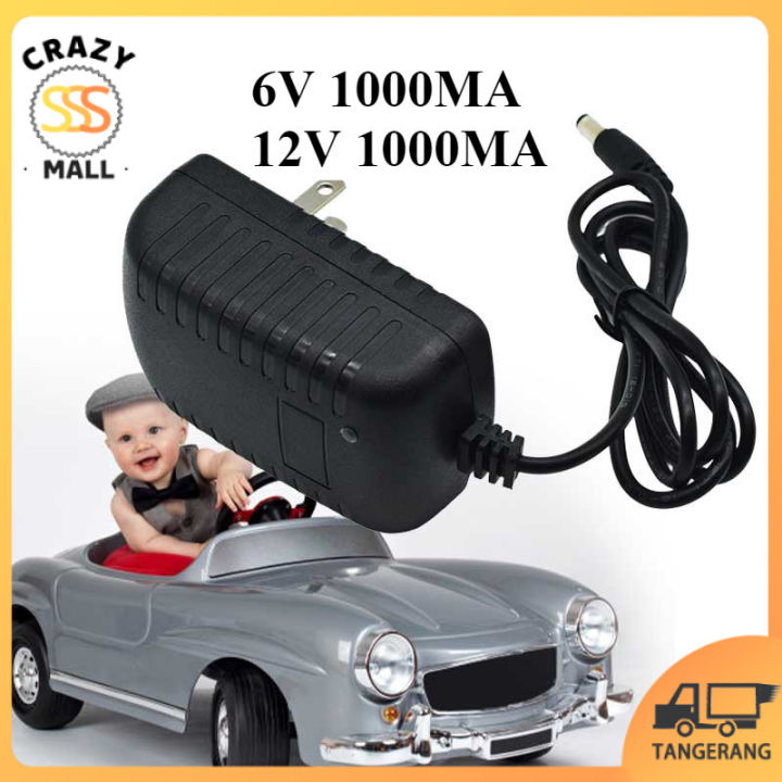 12 Volt Charger Mobil Mainan Adaptor Mobil Mobilan Charger Aki Mainan Anak Cas