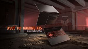 ASUS TUF Gaming A15  (RYZEN 5 7445HS/16GB/512GB SSD/RTX3050 4GB/15.6" IPS FHD 144HZ/ RGB KEYBOARD/ W11/BAG/2Y) Gaming Laptop