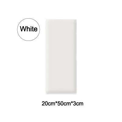 【SG Stock】EmmAmy® Wall Cushion Baby Protection Pad Wall Paper Headboard DIY Wall Protector Childrens Room Playroom Anti-collision Wall Paste Soft Wall Cushion 20*50cm 30*30cm