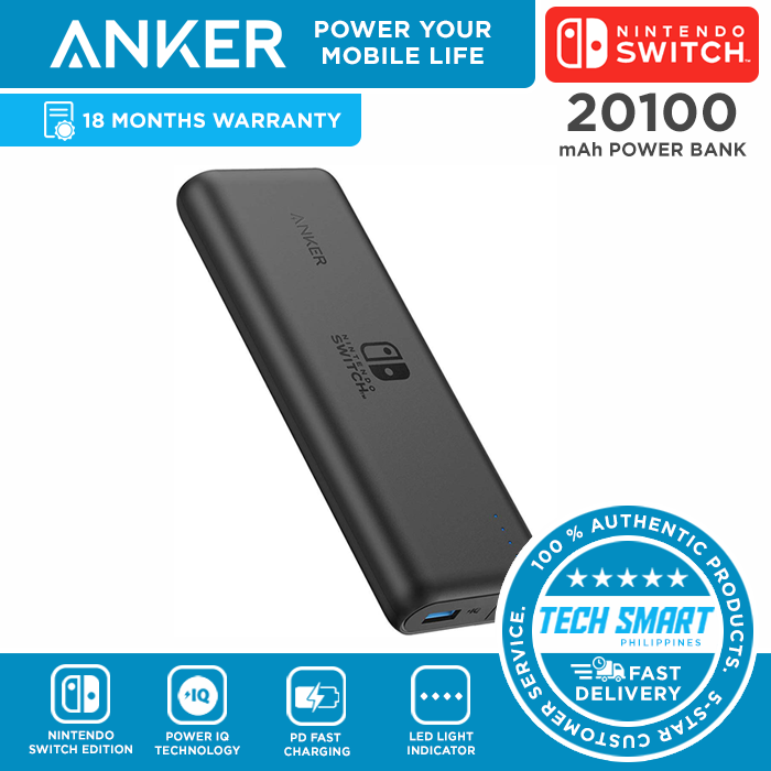 Power Bank Travel Charger For Switch Anker PowerCore 20100