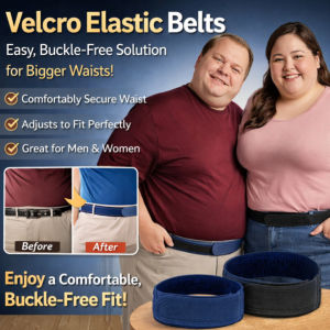 【One-Touch Adjust No Buckle】Magic Sticker Elastic Waist Belt for Effortless Wear Elastic Belt Velcro Belt Waist Belt Adjustable Belt