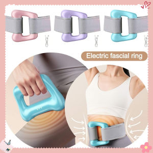 Super VIP Shop แฮนด์ฟรี แหวนไฟฟ้าสำหรับพังผืด ชาร์จผ่าน USB ทั้งร่างกาย สายพานนวดหมุน แบบพกพา พร้อมเข็มขัด นวดหน้าท้อง สำหรับเครื่องมือนวดตัว COD