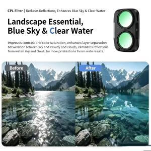 Magnetic Filter for DJI Osmo Pocket 4P with Base UV/CPL/1/4 Black Mist Lens Filters