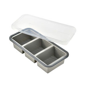 Silicone Lunch Box for Students Silicone Food Storage Containers BPA-Free Kotak Makan Tengah Hari Silikon untuk