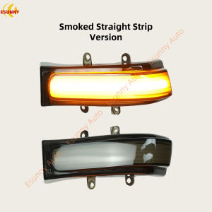 ไฟสัญญาณเลี้ยวต่อเนื่อง LED กระจกมองข้างที่เข้ากันได้กับพลิเวียโตโยต้าSienna Fortuner Highlander RAV4 Estima Alphard Vellfire Noah Voxy-กระจกด้านข้างWing Mirror