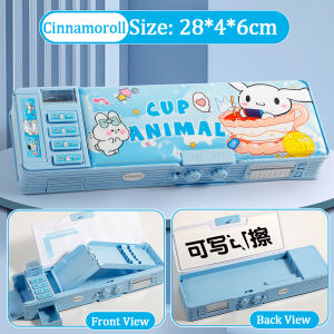 2026 Model Multi-functional Large-Capacity Cartoon Pencil Case with Combination Lock — Childrens Stationery Gift