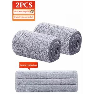 GREENSINDOOR Flat Mop 360° Rotating Extra Floor Cleaning Automatic Dehydration Microfiber Squeeze Mop 45CM Floor Mop