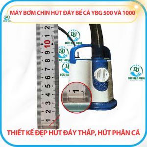 máy bơm chìn bể cá SUNSUN YGP500L -1000L-1500L-2500L-3000L-3500L thiết kế đẹp hút đáy thấp