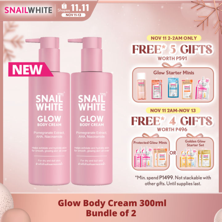 SNAILWHITE Glow Body Cream, Bundle of 2 Lazada PH