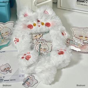 [COD] Biubiuni Lovely Fluffy Rabbit Card Holders For Women Kawaii Lolita Students Long Ears Bag Pendant ID Badge Photocard Holder