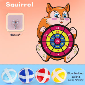 Mumystation Mainan Lempar Papan Dart Board Ball Mainan Lempar Dinding Lempar Bola Panah Anak Edukasi Activity
