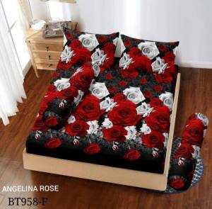 SPREI 3D DISPERSE TERBARU MOTIF BUNGA UK 160X200 no 2 180X200 no 1 TERLARIS