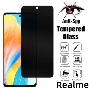 9D GLASSฟิล์มกันแอบมอง Realme5/5i/5s/C3/C11/C12/C15/C20/C21/C25/C30/C35 ฟิล์มกันเสือก Realme ฟิล์มกระจก Realme ฟิล์ม Realme ฟิล์มกระจกนิรภัย Realme ฟิล์มกระจกกันแอบมอง Realme ฟิล์มเรียลมี ฟิล์มกันเสือกRealme Privacy Screen Anti Spy