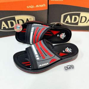 รองเท้าแตะเด็ก Adda 72K44 หน้านูนแถบเส้น รองเท้าเด็ก แอ้ดด้า น้ำหนักเบา