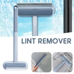 Pet Hair Remover Brush With Hanging Holes Durable Window Cleaning Scraper Brush For Sofa Car Linens