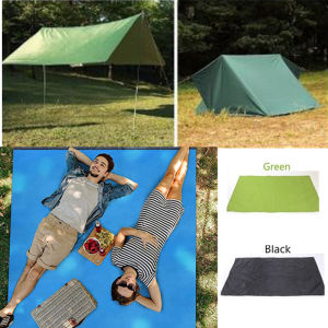 Portable Picnic Mat Sand Proof Beach Mat Moisture-proof Sleeping Pad Outdoor Camping Tent Tarp Awning Sun Shade