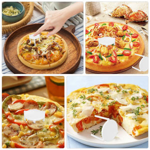 100Pcs/Set Pizza Stand Tripod Pizza Saver Pizza Lid Support White Plastic Tripod Stack for Restaurant Container