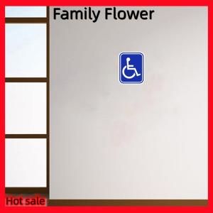 Family Flower Flash Sale 2ชิ้นป้ายคนพิการความพิการการจอดรถสติกเกอร์ PVC สำหรับรถยนต์