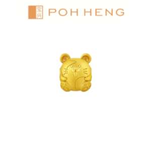 Poh Heng Jewellery 22K Guardians Of Fortune Rat Charm in Yellow Gold[Price By Weight]