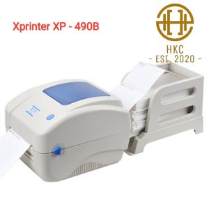 Máy in tem nhãn mã vạch in mã vận đơn TMĐT khổ A6 máy in nhiệt Xprinter XP-490B