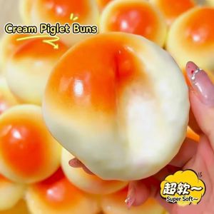 Crunchy Squishy Peach Stress Ball Squeeze Toy for Anxiety Relief Fidget Sensory Toy for Adults Soft Feel ASMR Sensory Adults