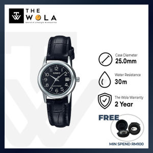 (2 Years Warranty) Casio Women Casual Watch LTP-V002L-1B (watch for women / jam tangan wanita / Casio watch for women / Casio watch / women watch)