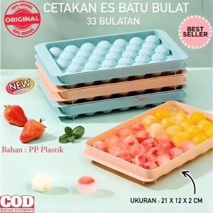 ( BISA COD ) PROMO CETAKAN ES BATU BULAT / ICE CUBE TRAY / CETAKAN PUDING / CETAKAN JELLY BULAT 33 BULATAN / TEMPAT ES / CETAKAN JELLY PUDING