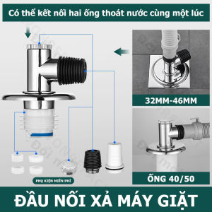 Bộ Đầu Nối Ống Thải Bồn Rửa Chén Lavabo Máy Lọc Nước Đa Đầu Ra Cùng Lúc Thiết Bị Vệ Sinh Chữ Y Thoát Nước Nhanh Khử Mùi Ngăn Trào Ngược Tuyệt Đối Lắp Đặt Dễ Dàng Vừa Ống Phi 50 và Phi 75 Tiết Kiệm Không Gian Tối Đa Dưới Gầm Tủ Nhà Bếp