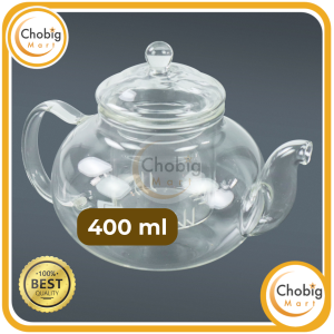 CHOBIG Teko Poci Mug Gelas Pitcher Jug Kaca Borosilicate 400 1000 1200 1600 ml Ceret Bening Borosilikat Air Glass Teh