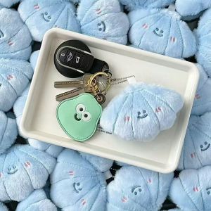 Dễ thương mờ vỏ Ngao gương Keychain cho sinh viên phụ kiện túi hoàn hảo