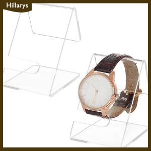 [Hillarys] Acrylic Watch Display Stands Clear Watch Holder Organizer Jewelry Watch Rack Single Watch Display Holder Showcase