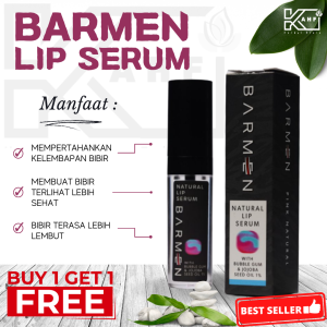 Beli 1 GRATIS 1 - BARMEN Natural Lip Serum Pencerah Bibir Alami membuat bibir menjadi merah alami