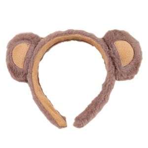 Plush Mouse Ears Headbands Cartoon Animal Ears Hair Hoop Cute Bear Ears Hairband Halloween Party Costume Photo Props F3MD