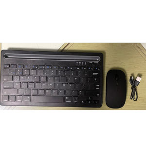 Bluetooth 3.0 &2.4G Wireless Keyboard and Mouse Combo Mini Multimedia Keyboard Mouse Set for Laptop PC iPad Macbook Android