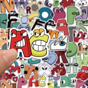 Stiker Huruf lucu Sticker WaterProof Premium isi 24 pcs