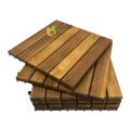 Ván sàn gỗ tự nhiên vỉ nhựa tự lắp ráp, lót sàn ban công, sân thượng, gỗ tràm chuyên dùng ngoài trời, Loại 6 nan - Hàng xuất khẩu - Eden. 