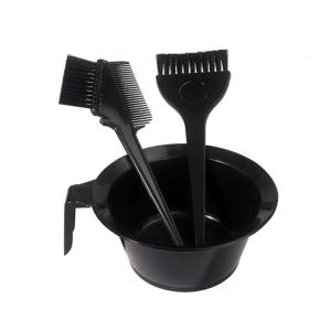 3 Pcs Hair Dyes Tool Hair Colouring Set Hair Dyes Bowl Hair Colouring Brush for Long Hair Short Hair Curly Hair