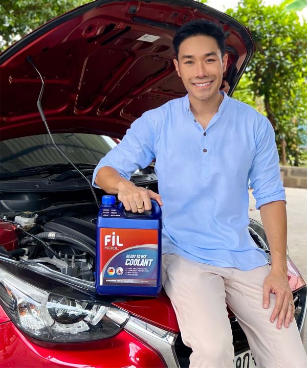 FIL KOOL น้ำยาหล่อเย็นหม้อน้ำ สำหรับ TOYOTA และ MG ปริมาณ 1 ลิตร สูตร Ready Mix ใช้ง่ายไม่ต้องผสม น้ำยาหม้อน้ำ น้ำยาหล่อเย็น Coolant
