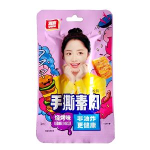 雅客手撕素肉 非油炸豆干 丝丝香辣入味豆制品网红零食 休闲零食【麻辣/香辣/卤香/烧烤】(1包) YA KE NON FRIED VEGGIE MEAT CASUAL SNACKS【MALA/SPICY/BRAISED/BBQ】(1PACK)